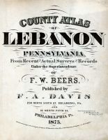Lebanon County 1875 